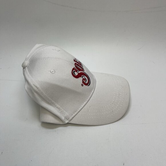Sol Cerveza Beer Hat Cap White w/ Embroidered Red Classic Logo Promo Merch - Picture 2 of 8